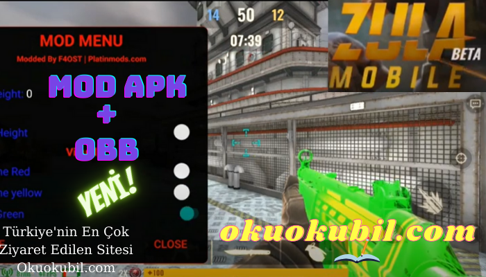 Zula Mobile FPS 0.16.0 No Recoil, Walhack, Speed, Gravity Mod Apk + OBB İndir