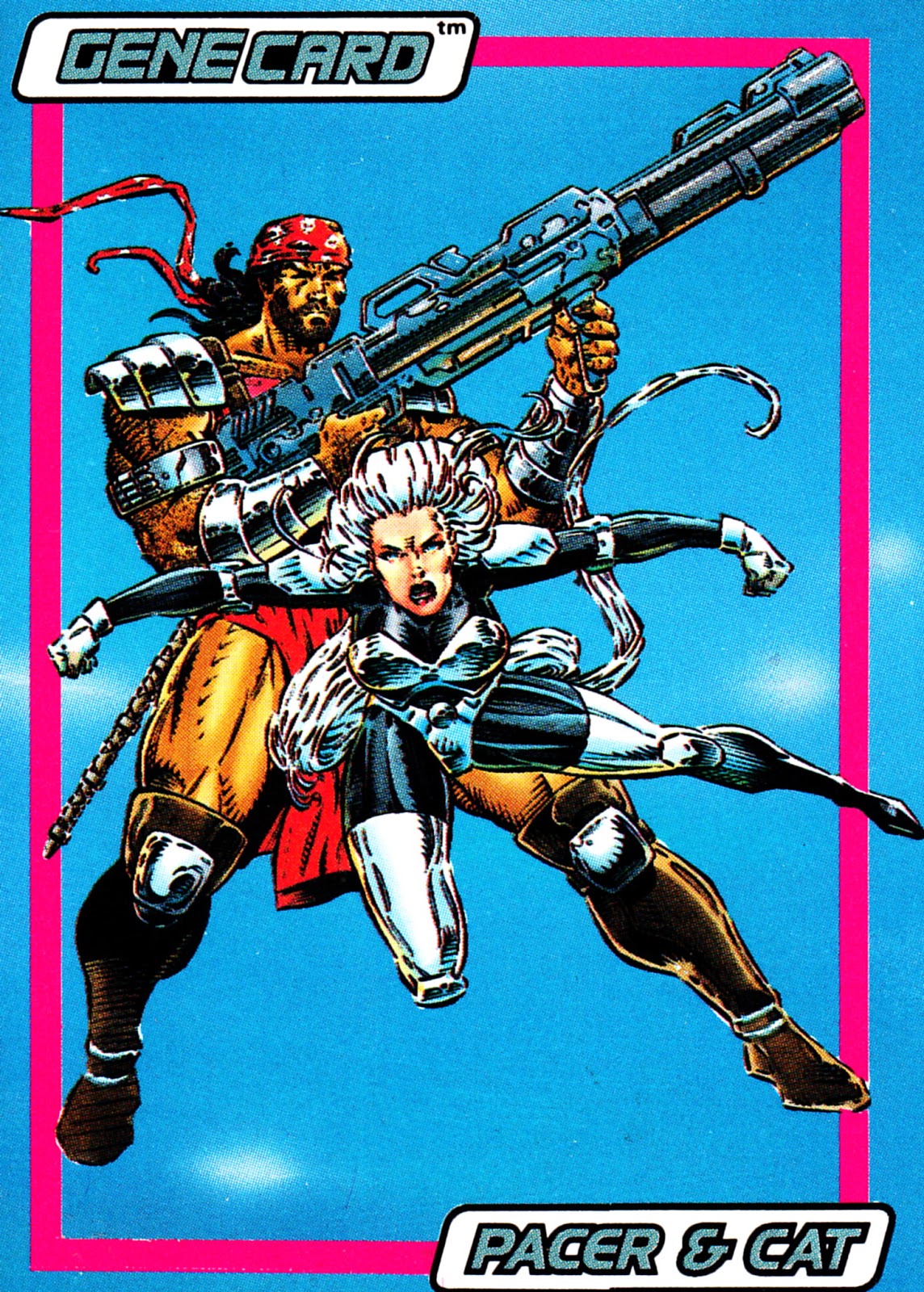 STARLOGGED GEEK MEDIA AGAIN 1993 GENE CARDS 58 (Marvel UK)