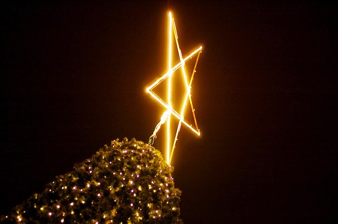 Vancouver Christmas Market tree star