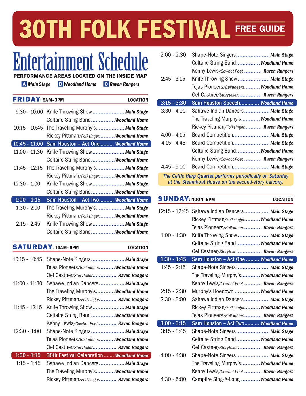 General Sam Houston Folk Festival