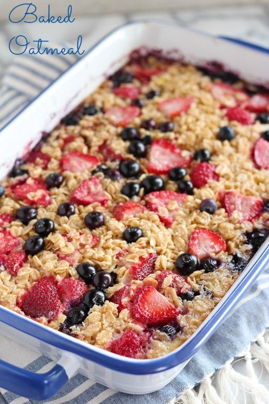 Baked Oatmeal - Recipe Foodies