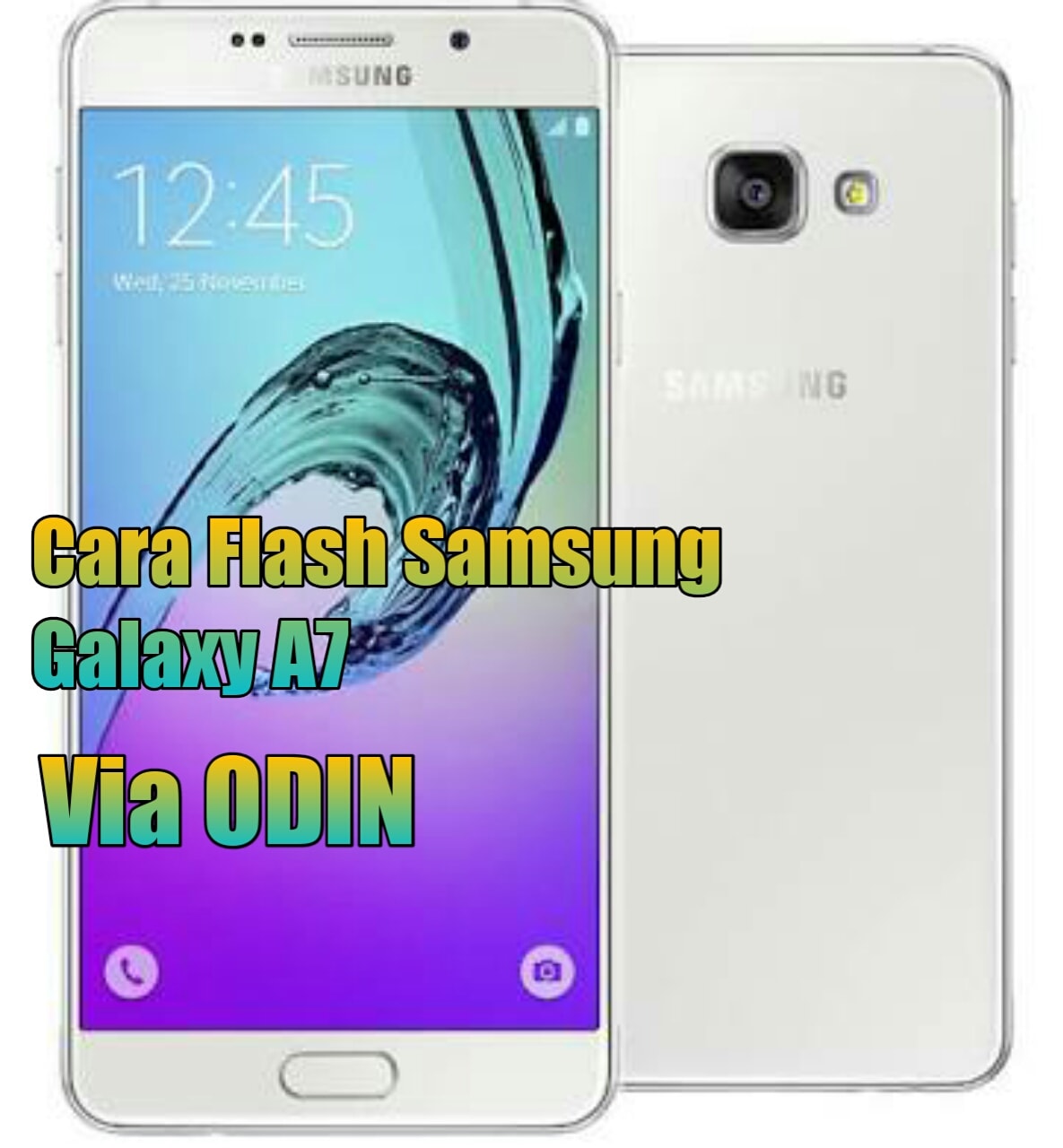 Cara flash samsung A7