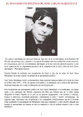 EL PENSAMIENTO POLÍTICO DE JOSÉ CARLOS MARIÁTEGUI