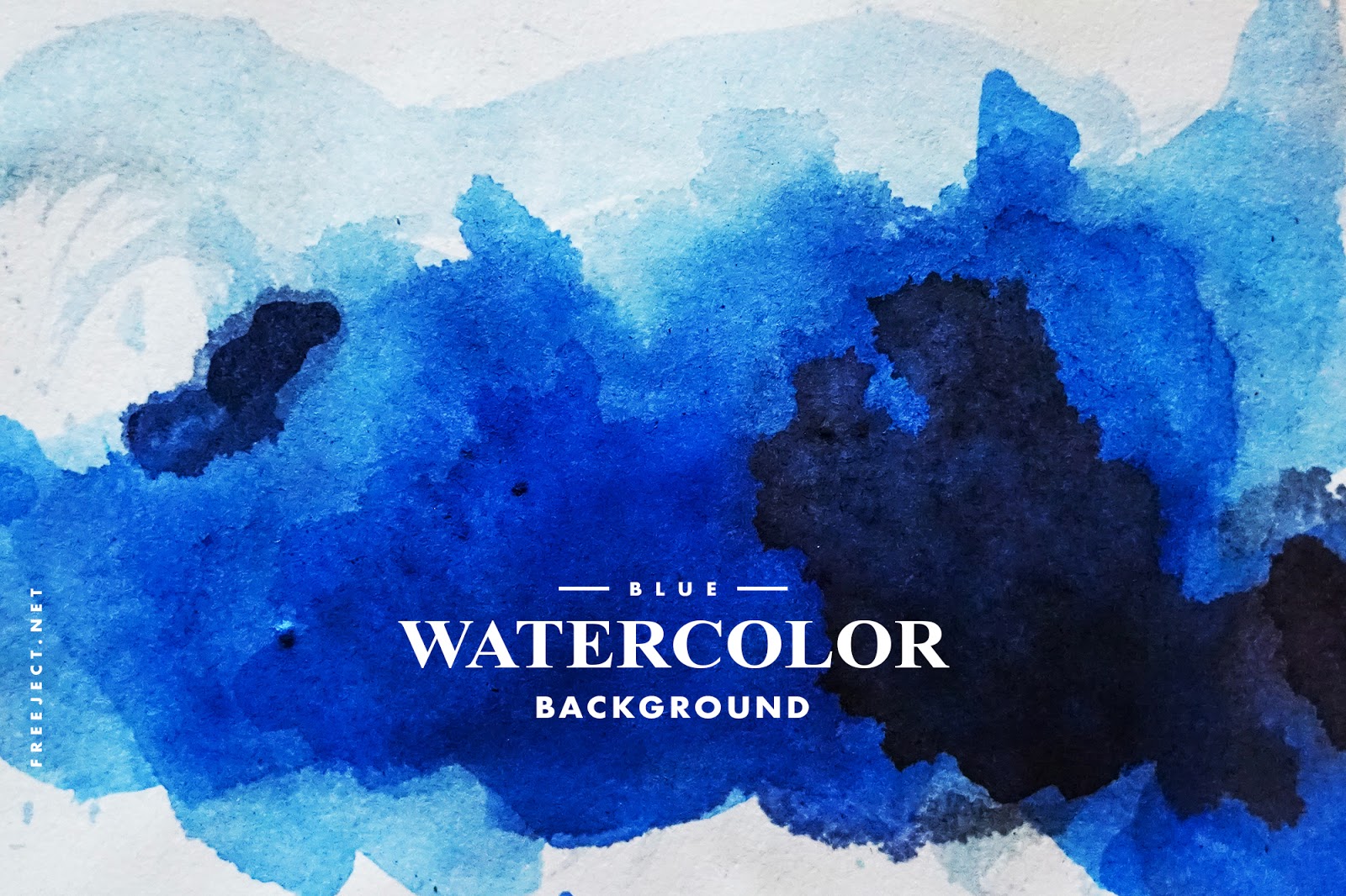 24 Abstract Blue Watercolor Background - Free Download JPG File