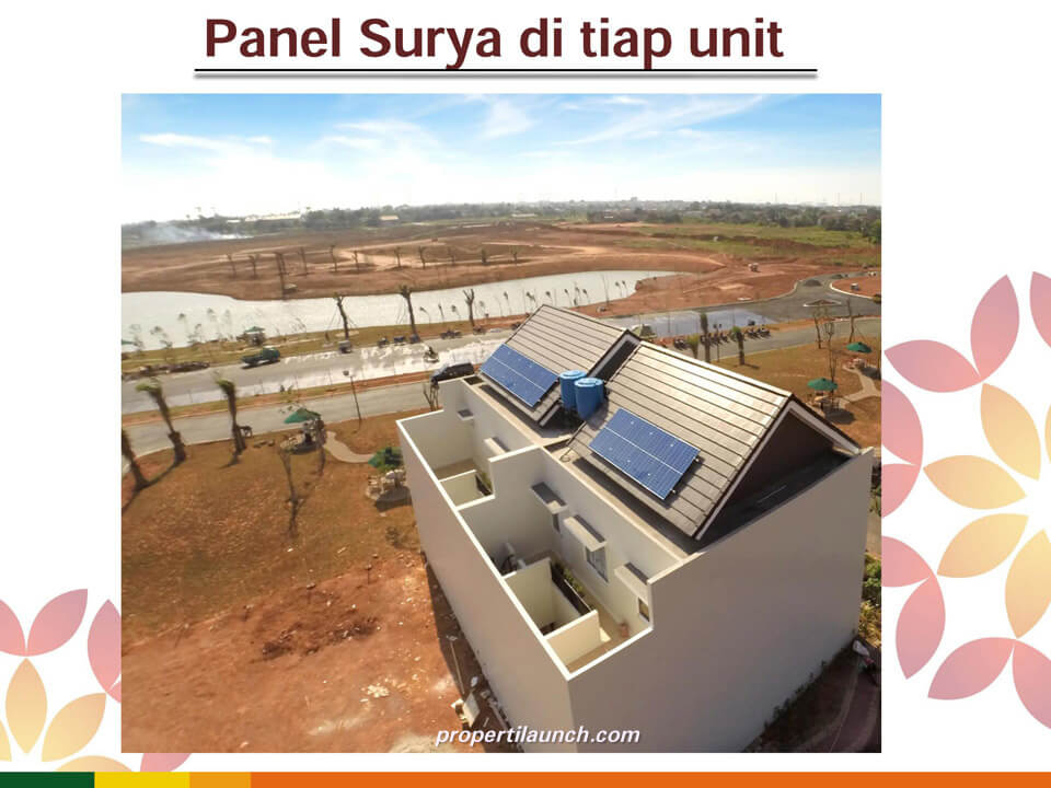 Panel Surya Rumah di Symphonia Summarecon Serpong