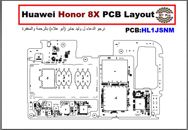 Huawei Honor 8X (JSN-L21/JSN-L22) Schematic Diagram