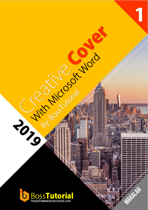 Cara Membuat Cover Cantik Di Word Ilustrasi