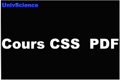 Cours de Langage CSS PDF.