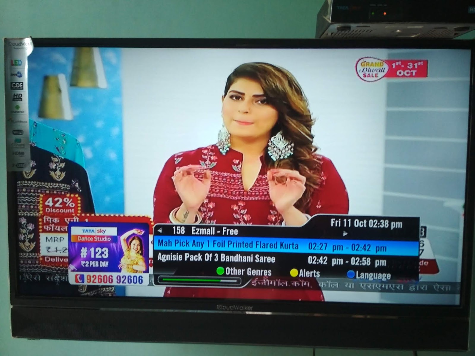 Tata Sky Changed 3 Channel Numbers Today