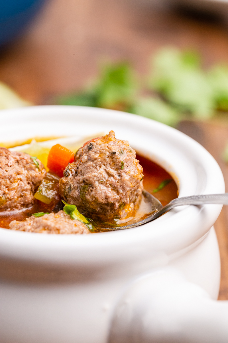 Keto Albondigas (Meatball) Soup Bobbi's Kozy Kitchen