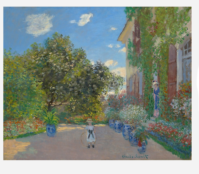 Monet impressionist oil painting Argenteuil Camille Jean