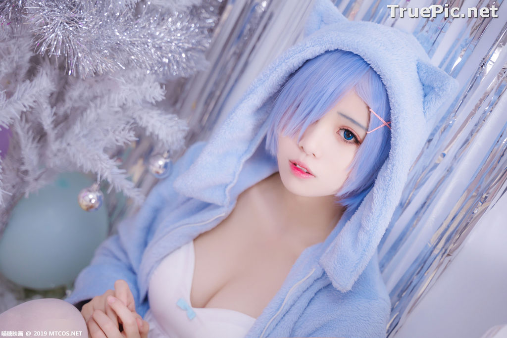 Image [MTCos] 喵糖映画 Vol.043 – Chinese Cute Model – Sexy Rem Cosplay - TruePic.net - Picture-36