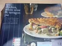 Waitrose chicken, white wine, tarragon pie