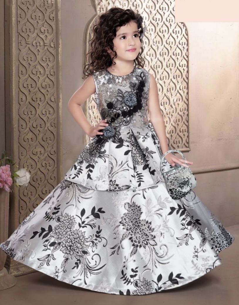 Kids Fashion Baby girl Gown And Sharara