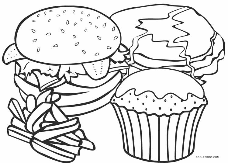 Coloring Pages Food ~ Coloring Print
