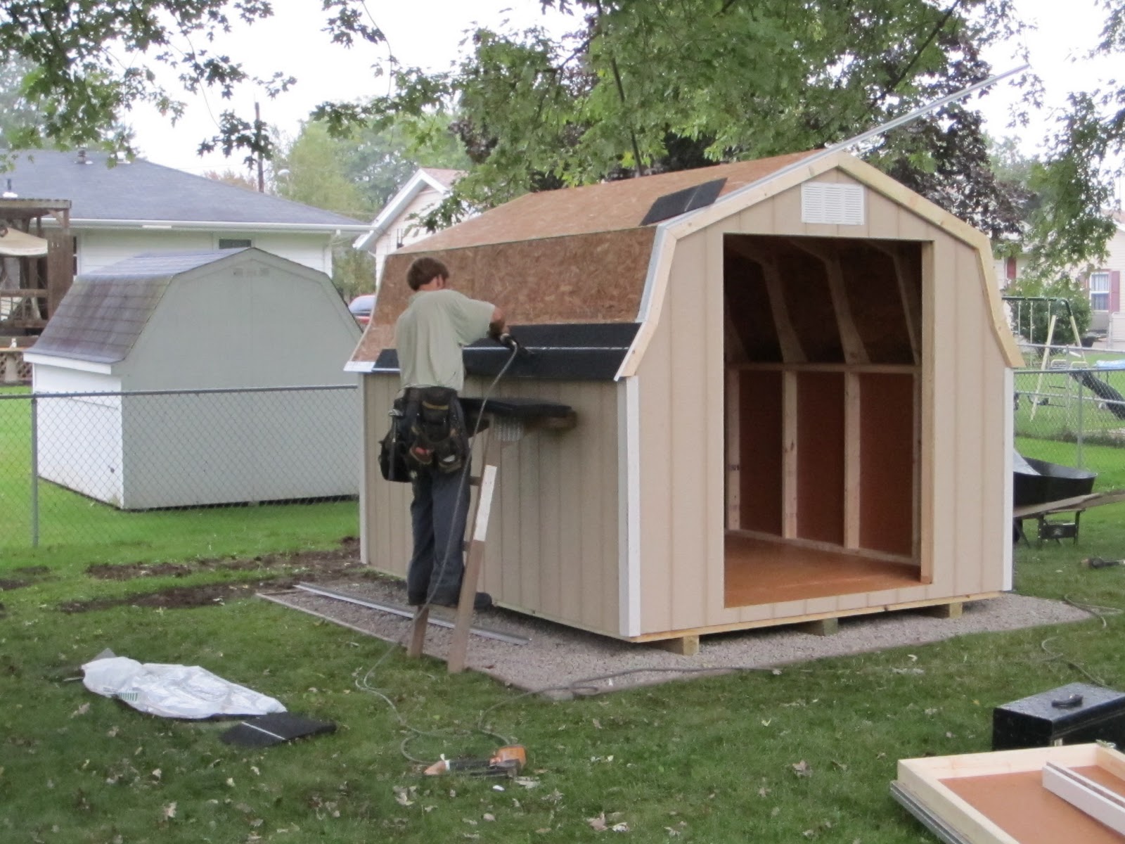 Recumbent Conspiracy Theorist: Shed Construction Complete