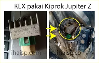 Kiprok KLX 150 Mulai Lemah, Coba Pakai Kiprok Milik Yamaha
