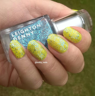 China Glaze Daisy Know My Name and  Leighton Denny Funky Town