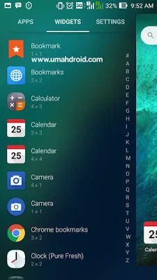 Menambah Widget ke Homescreen Smarphone