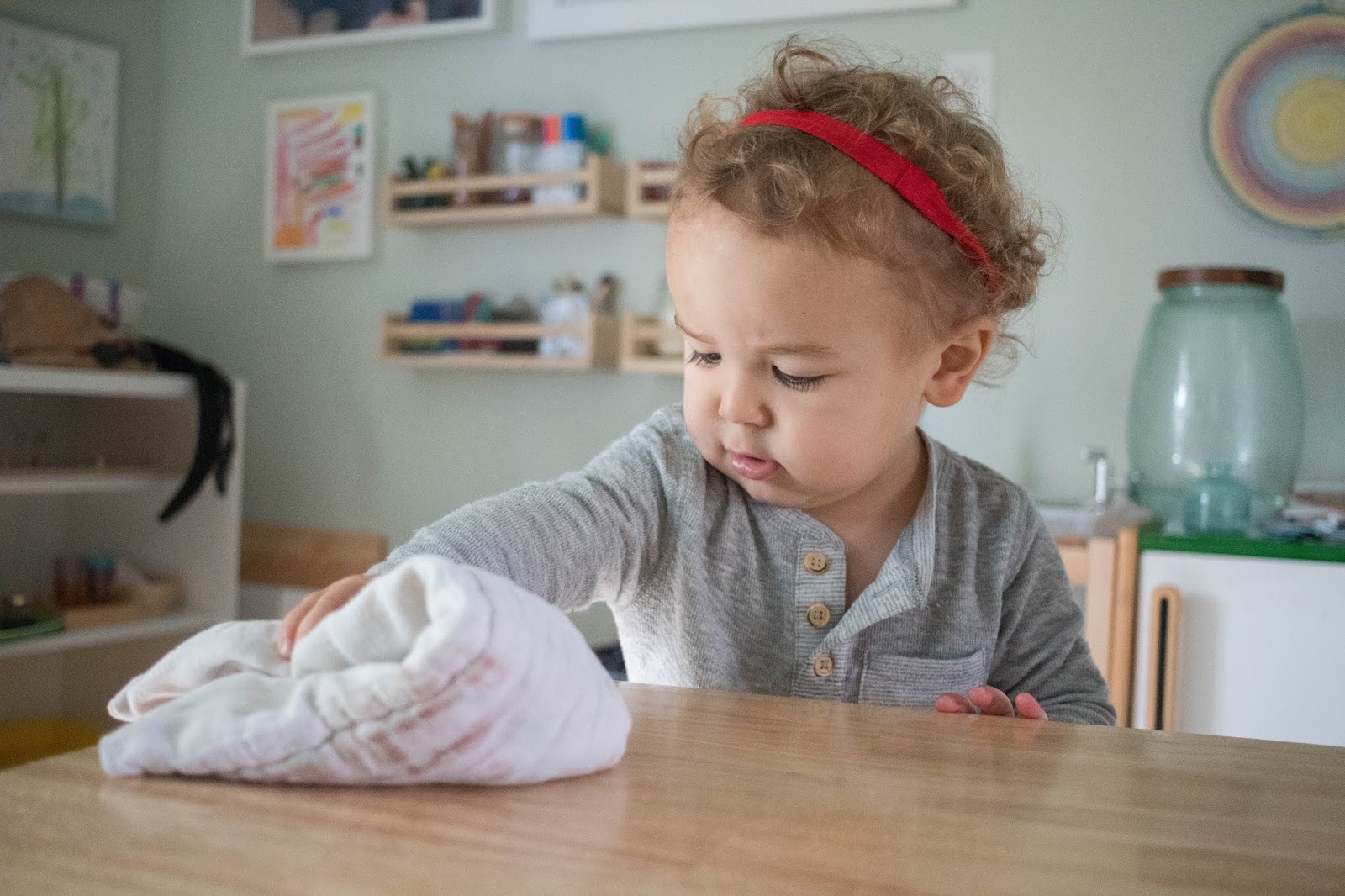 A Toddler Friendly Cleaning Area