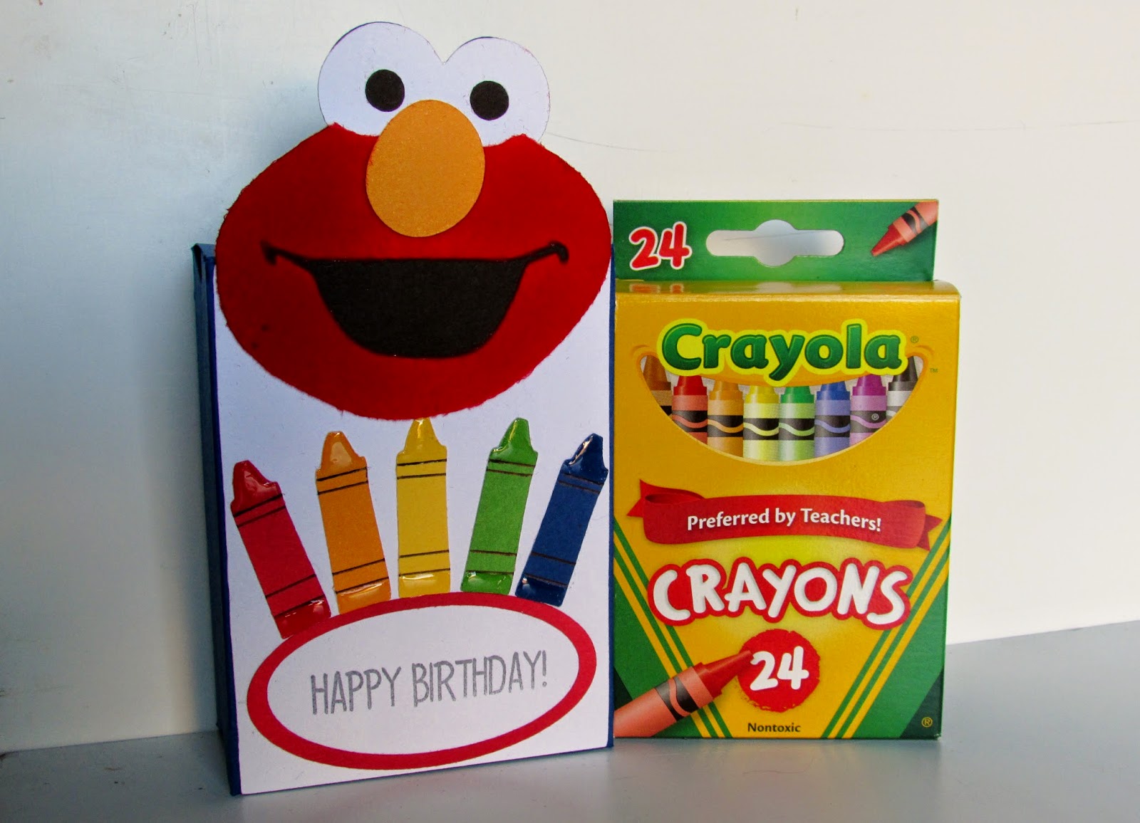 Carol's Creations Elmo Crayon Box