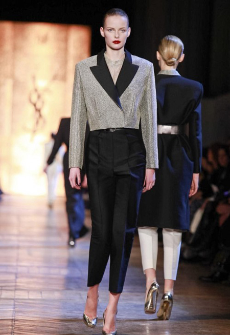 Yves Saint Laurent Fall 2012-2013 Winter Collection.