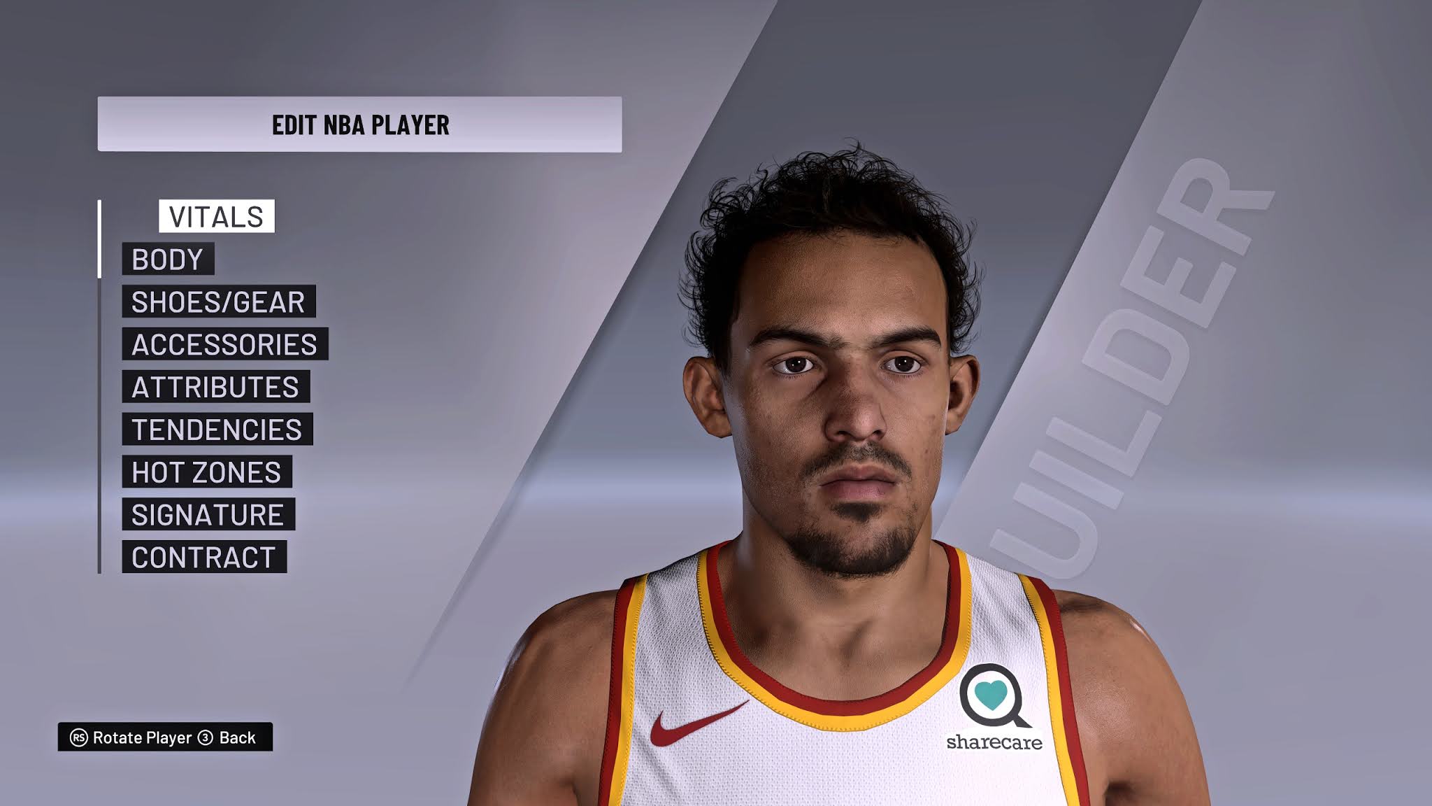 NBA 2K21 Trae Young Cyberface extracted from Update 1.06 NBA 2K21 Trae Young Cyberface extracted from Update 1.06