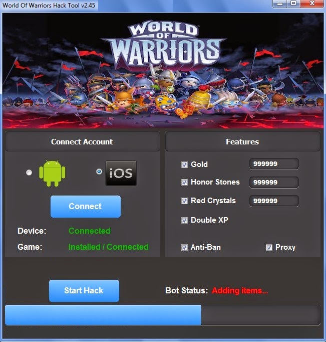 game of warriors hack version game of warriors hack version