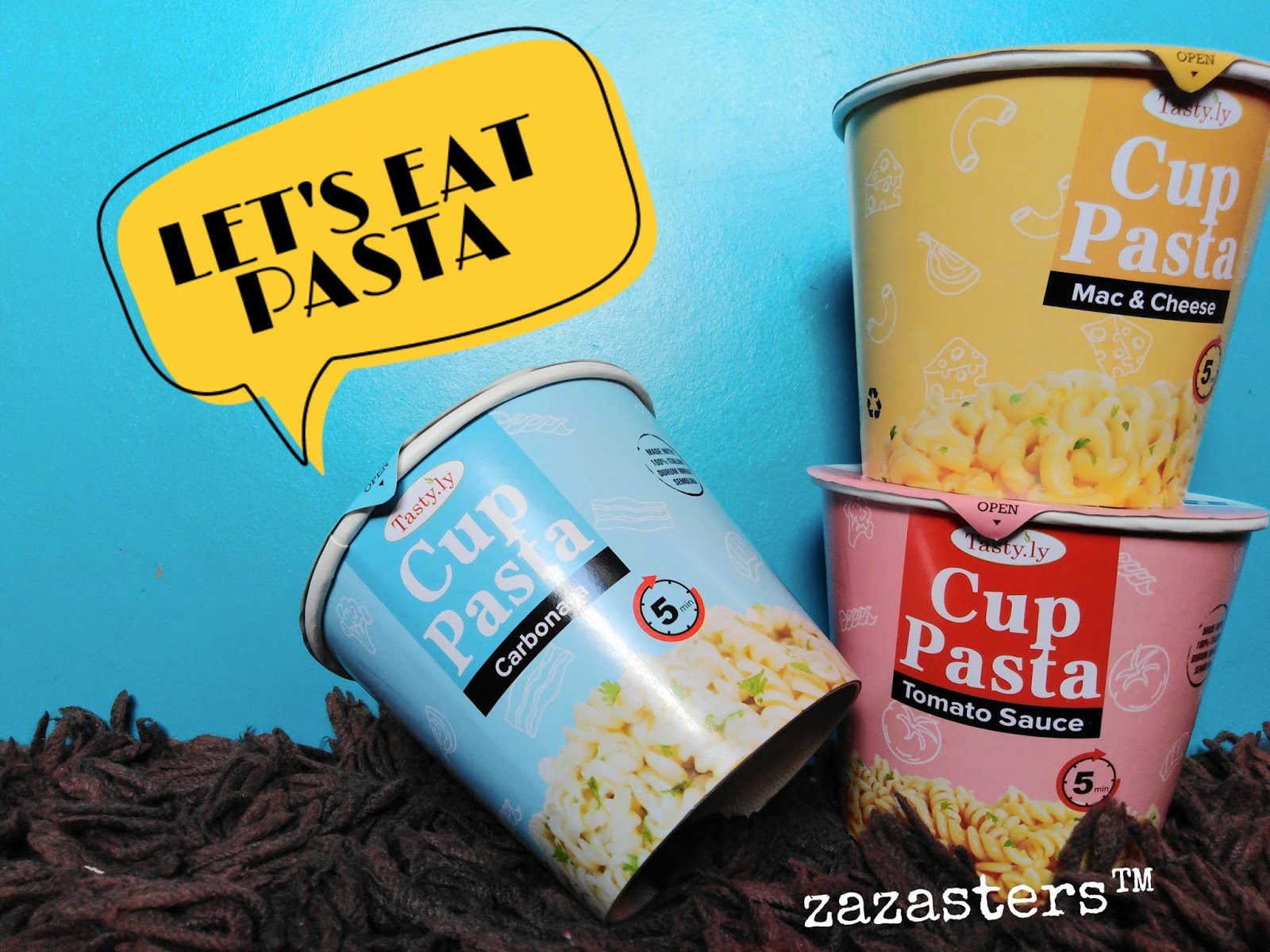 TASTY.LY INTRODUCING INSTANT CUP PASTA IN 3 NEW FLAVORS