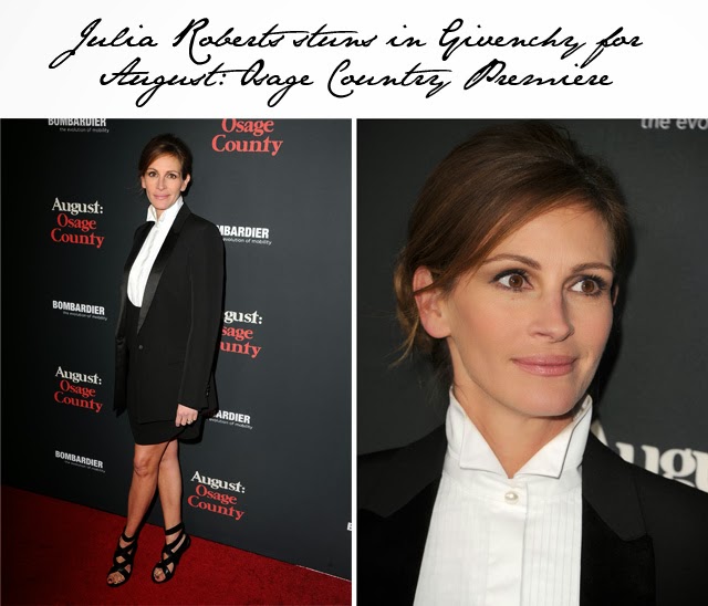 We're giving Julia Roberts two thumbs up for her recent Givenchy red carpet  moment - Emily Jane Johnston