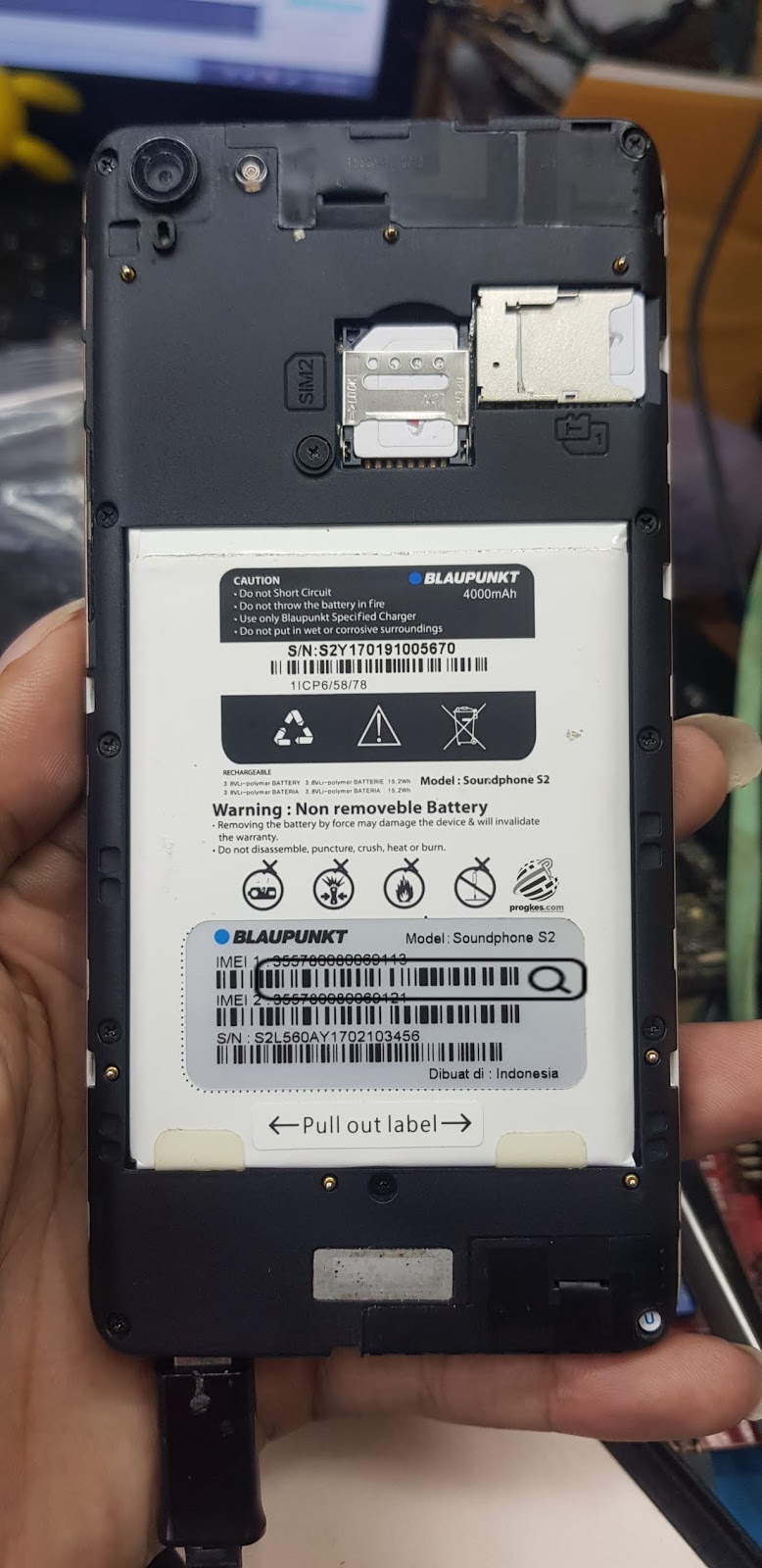 Media Care Telekomunikasi Indonesia Fix Repair Imei Blaupunkt Soundphone S2 Qcn