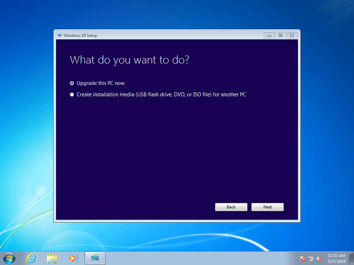 Strumenti di migrazione di Windows 7 Windows 10