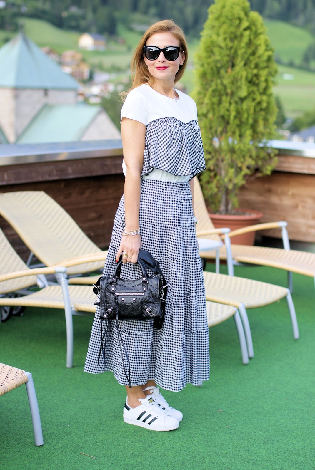 How to keep wearing Gingham in Fall on Fashion and Cookies fashion blog, fashion blogger style