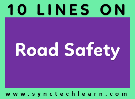 few lines about Road Safety in english