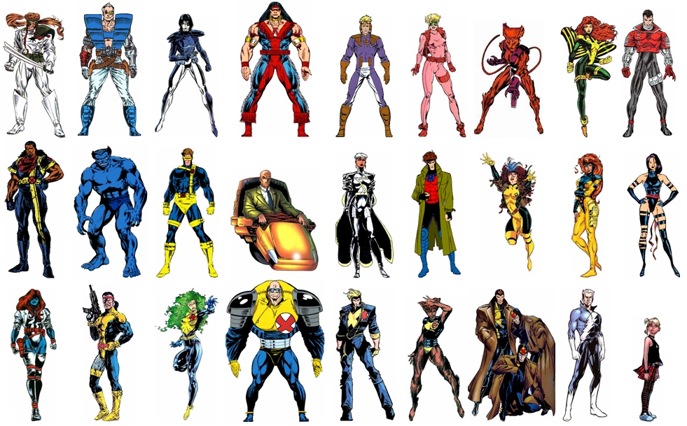 Universo HQ XMEN Lista em ordem