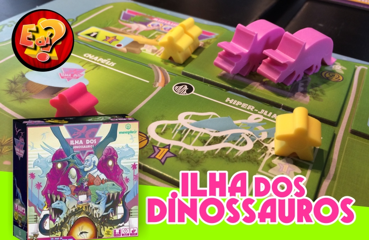 Ilha dos Dinossauros - Jogo de Tabuleiro - MeepleBR (em português)