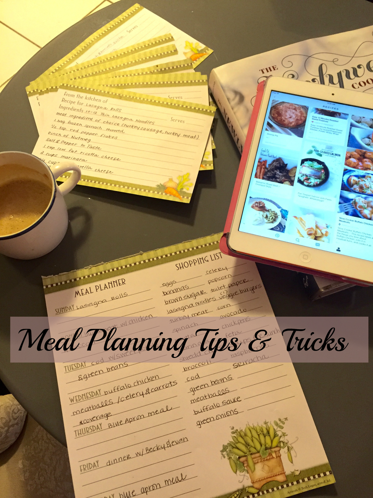 Meal Planning Tips & Tricks + Easy Crock Pot Meals