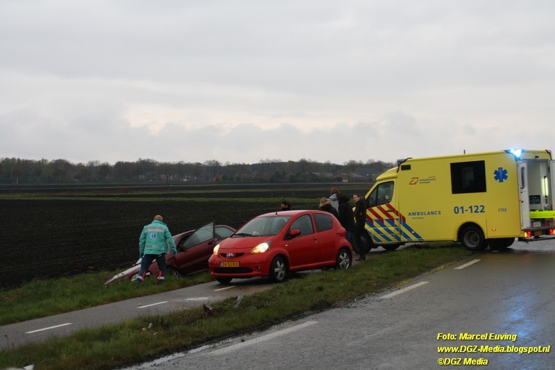 DGZ Media: Bestuurder gewond bij een eenzijdig ongeval.