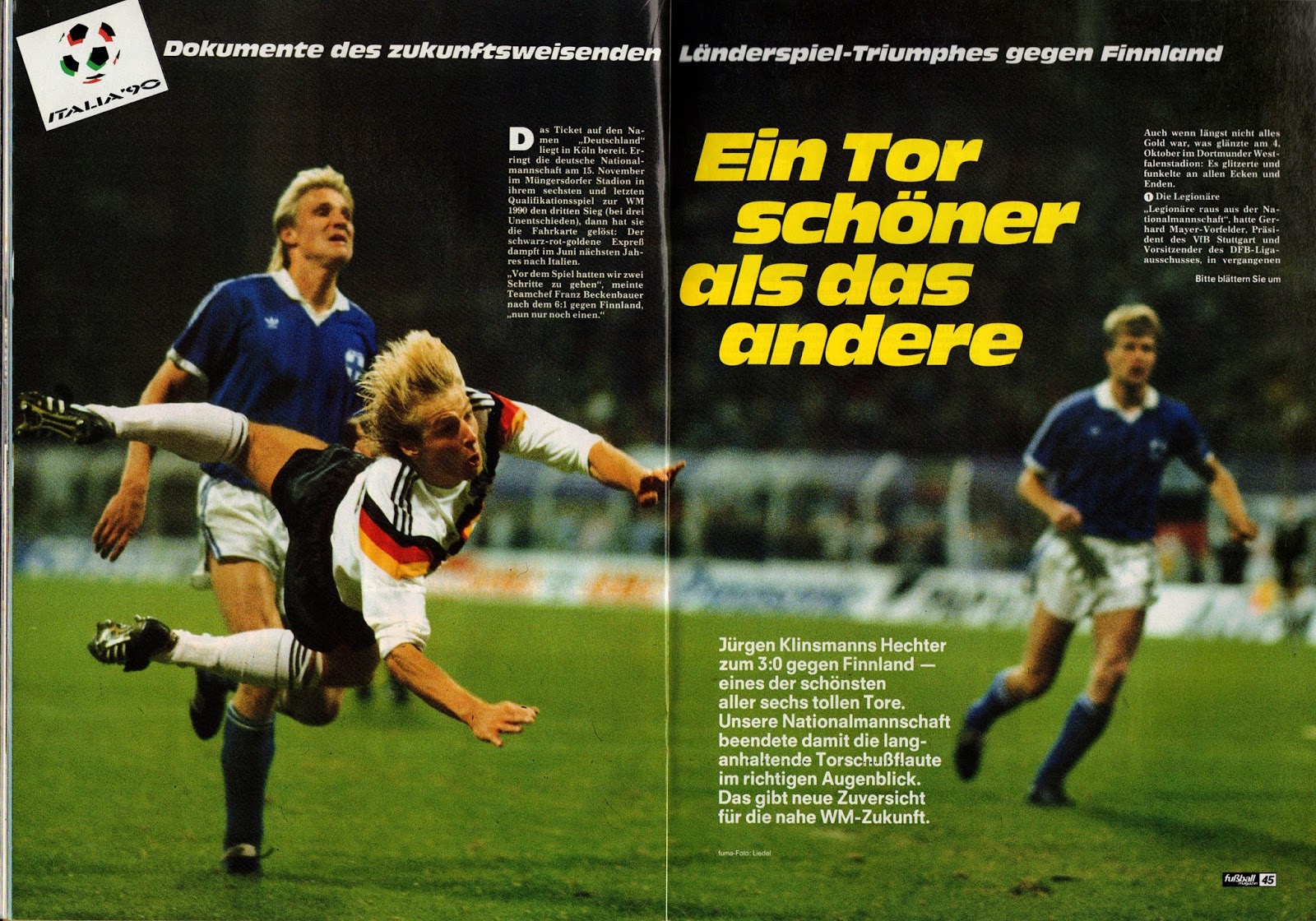 Soccer Nostalgia International Season 1989/ 90, Part 4 (October 1989)