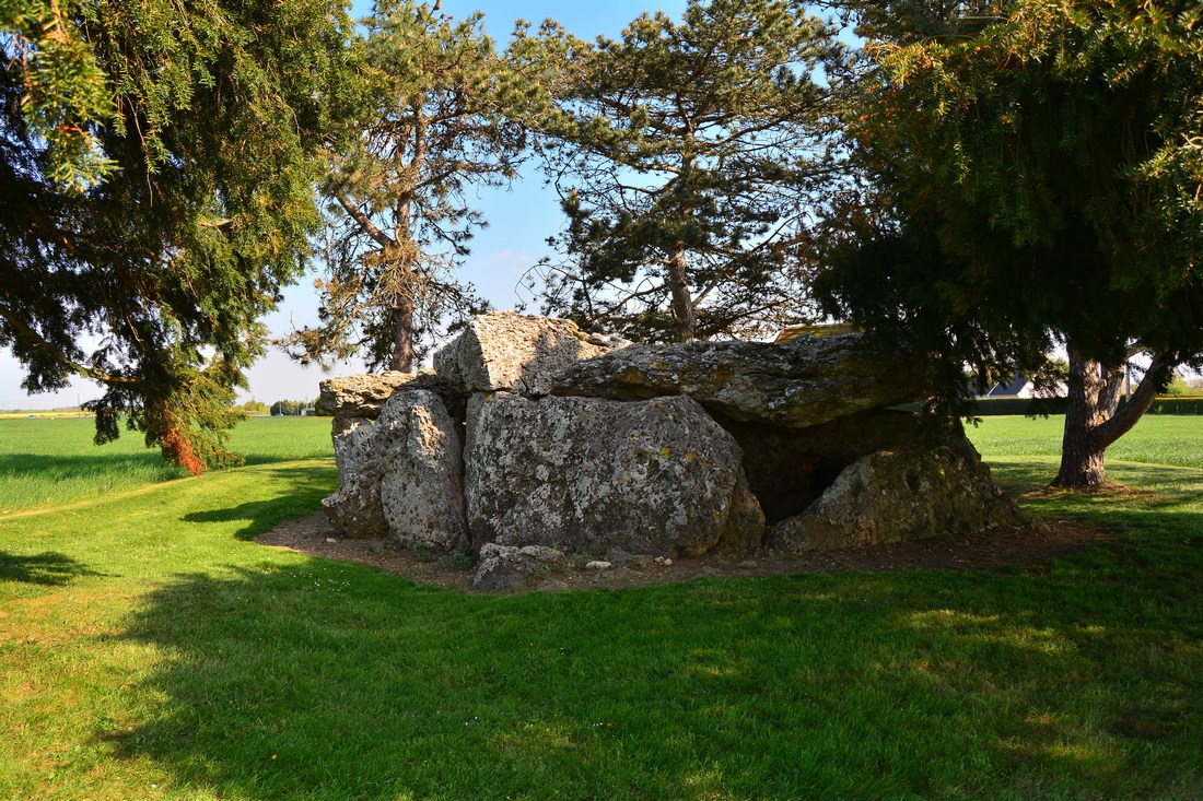 France le dolmen de la pierre levée de la ChapelleVendômoise Les
