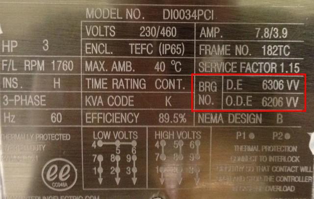 Science and Engineering: Motor Nameplate - Meaning and details 230v baldor motor wiring diagram 