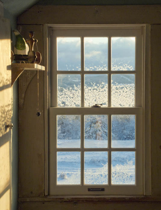 Studio and Garden: Winter Light: Through Windows