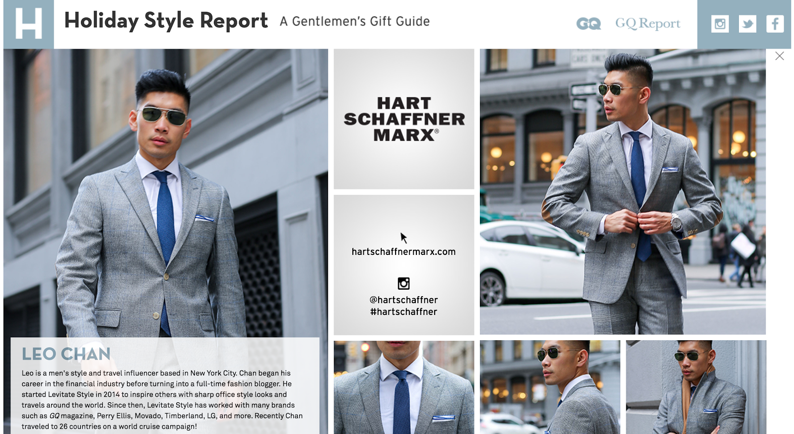 GQ Holiday Style Report, Peak Lapel, Glen Plaid, Custom Made Suit
