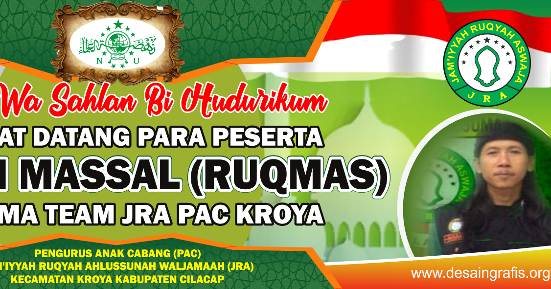 Desain Banner Ruqyah Massal cdr Kumpulan Desain Grafis