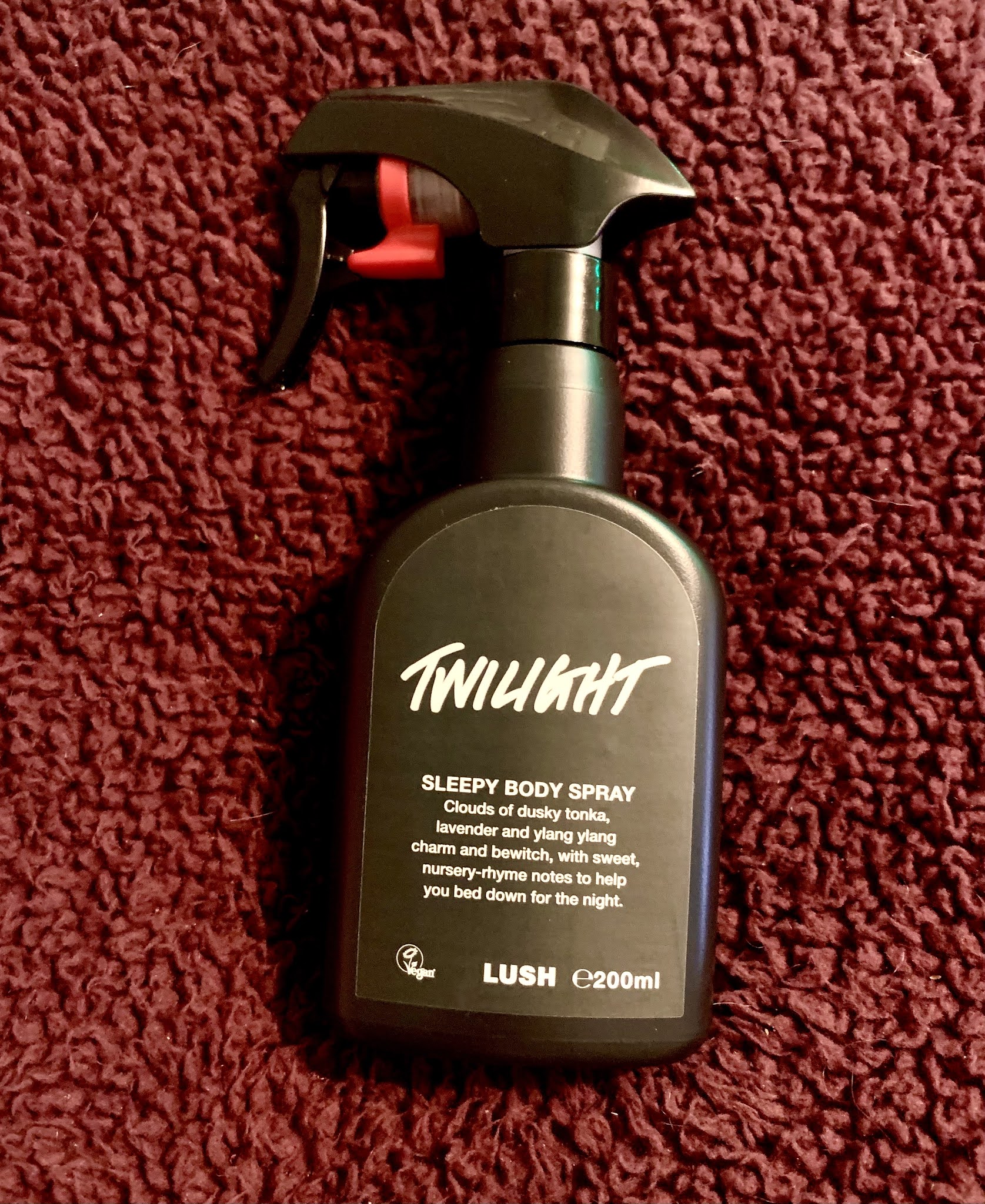 Jamie Sowden Lush Twilight Sleepy Body Spray Review