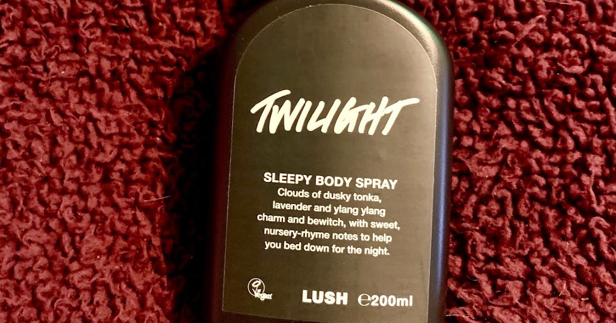 Jamie Sowden Lush Twilight Sleepy Body Spray Review
