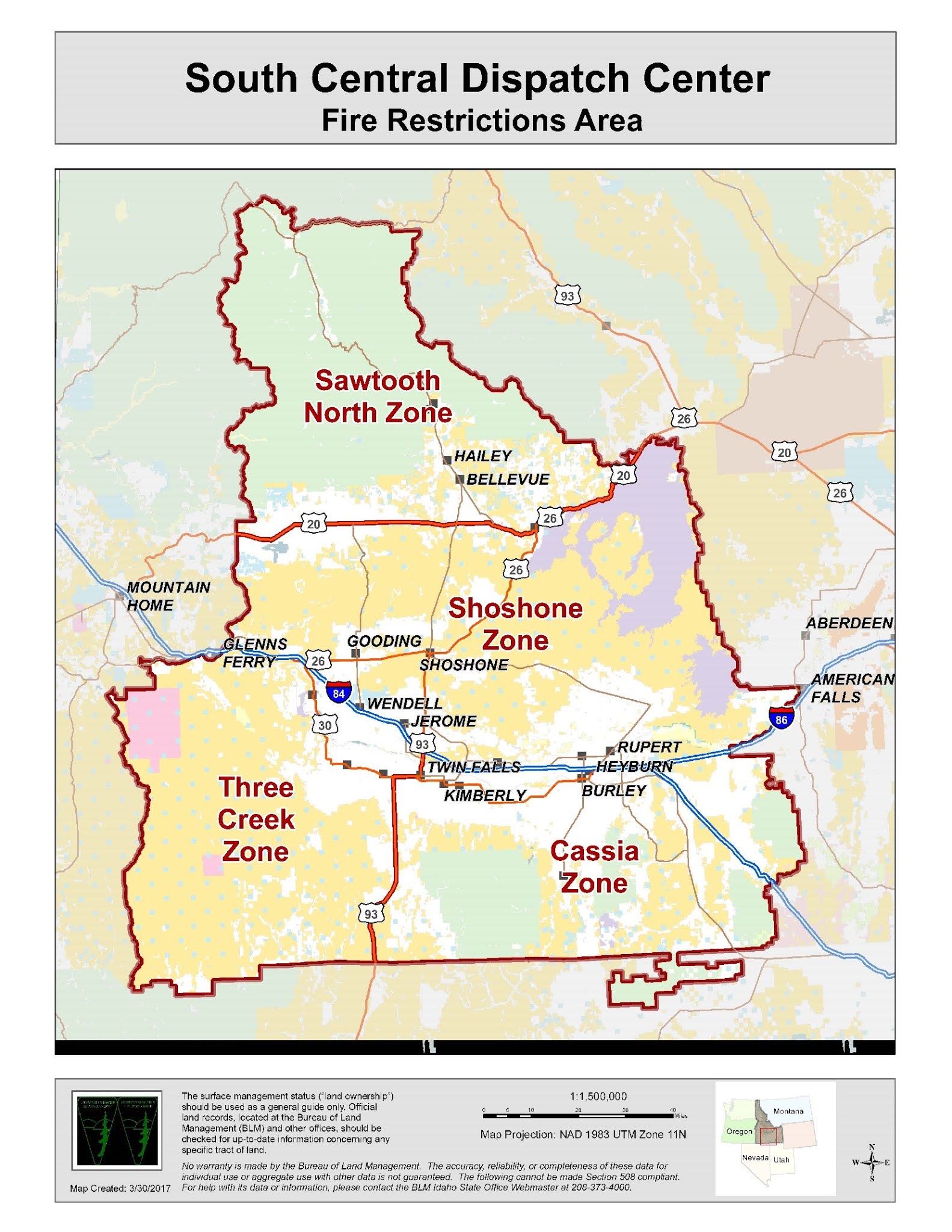 Idaho Fire Information Stage 1 Fire Restrictions ordered for south