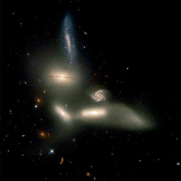 Seyfert's Sextet as imaged by Hubble