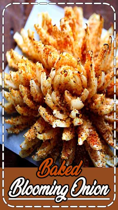 A healthier and baked version of the classic blooming onion.