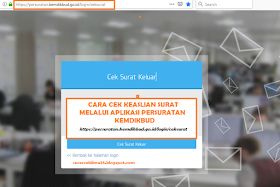 Cara Cek Keaslian Surat Melalui Aplikasi https://persuratan.kemdikbud.go.id/login/ceksurat Salam semangat buat seluruh Guru dan Tenaga Kependidikan Cara Cek Keaslian Surat Melalui Aplikasi https://persuratan.kemdikbud.go.id/login/ceksurat